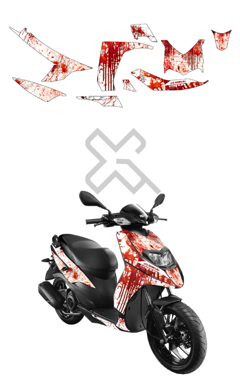 Aprilia SR150 Full Body Sticker | Aprilia Full Body Wrap